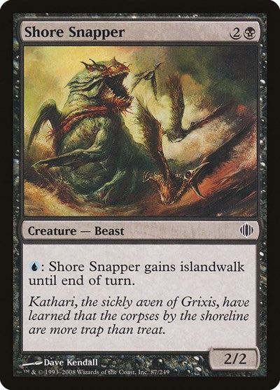 2008 Magic: The Gathering: Shards of Alara (ALA) - Shore Snapper (#87, Common) (, Near Mint)