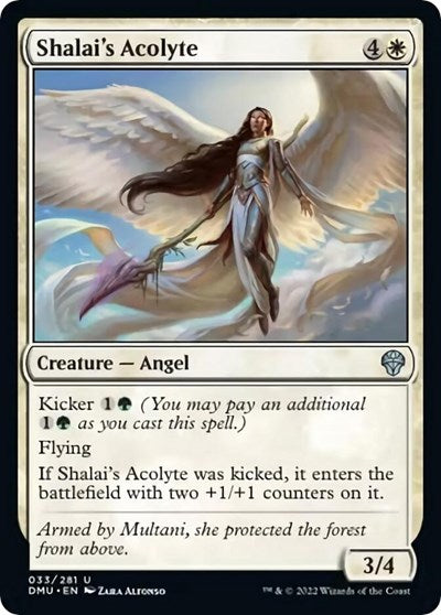 2022 Magic: The Gathering: Dominaria United (DMU) - Shalais Acolyte (#33, Uncommon)