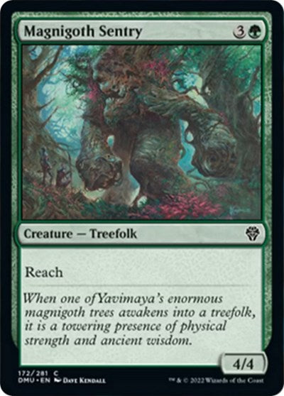 2022 Magic: The Gathering: Dominaria United (DMU) - Magnigoth Sentry (#172, Common) (, Near Mint)