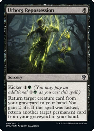 2022 Magic: The Gathering: Dominaria United (DMU) - Urborg Repossession (#114, Common) (, Near Mint)