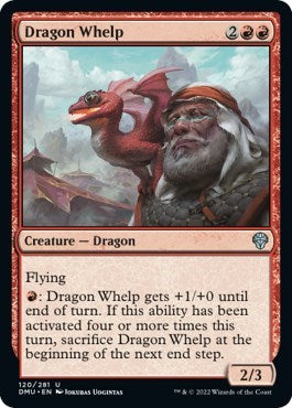 2022 Magic: The Gathering: Dominaria United (DMU) - Dragon Whelp (#120, Uncommon) (, Near Mint)