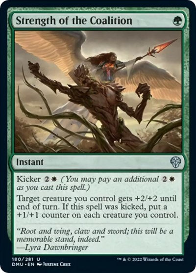 2022 Magic: The Gathering: Dominaria United (DMU) - Strength of the Coalition (#180, Uncommon) (, Near Mint)