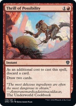 2022 Magic: The Gathering: Dominaria United (DMU) - Thrill of Possibility (#148, Common) (, Near Mint)