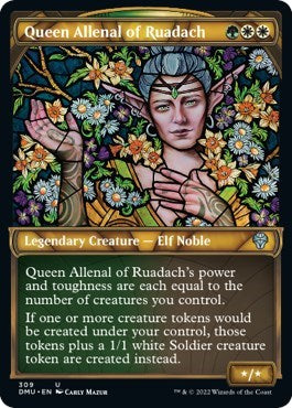 2022 Magic: The Gathering: Dominaria United (DMU) - Queen Allenal of Ruadach Showcase (#309, Uncommon) (, Near Mint)