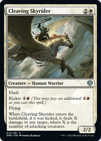 2022 Magic: The Gathering: Dominaria United (DMU) - Cleaving Skyrider (#12, Uncommon)