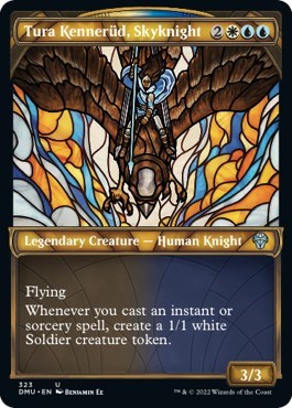 2022 Magic: The Gathering: Dominaria United (DMU) - Tura Kennerud Skyknight Showcase (#323, Uncommon) (, Lightly Played)