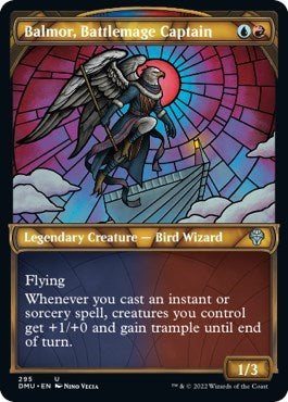 2022 Magic: The Gathering: Dominaria United (DMU) - Balmor Battlemage Captain Showcase (#295, Uncommon)