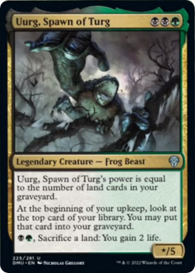 2022 Magic: The Gathering: Dominaria United (DMU) - Uurg Spawn of Turg (#225, Uncommon) (, Lightly Played)