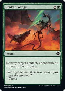 2022 Magic: The Gathering: Dominaria United (DMU) - Broken Wings (#157, Common) (, Near Mint)