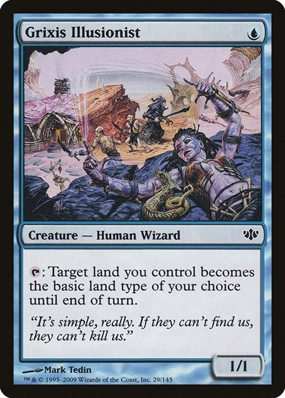 2009 Magic: The Gathering: Conflux (CON) - Grixis Illusionist (#29, Common) (, Near Mint)