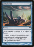 2009 Magic: The Gathering: Conflux (CON) - Unsummon (#37, Common) (, Near Mint)