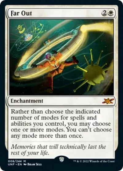 2022 Magic: The Gathering: Unfinity (UNF) - Far Out (#8, Mythic Rare) (, Near Mint)