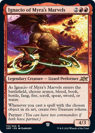 2022 Magic: The Gathering: Unfinity (UNF) - Ignacio of Myras Marvels (#112, Rare) (, Near Mint)
