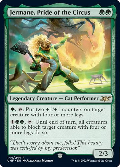 2022 Magic: The Gathering: Unfinity (UNF) - Jermane Pride of the Circus (#144, Rare)