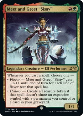 2022 Magic: The Gathering: Unfinity (UNF) - Meet and Greet Sisay (#172, Rare) (Foil, Near Mint)