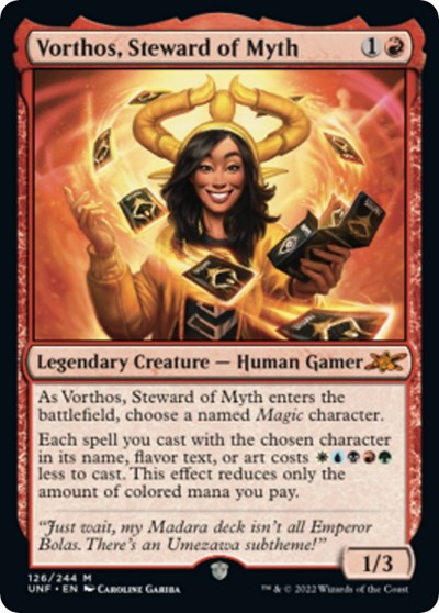 2022 Magic: The Gathering: Unfinity (UNF) - Vorthos Steward of Myth (#126, Mythic Rare) (, Near Mint)