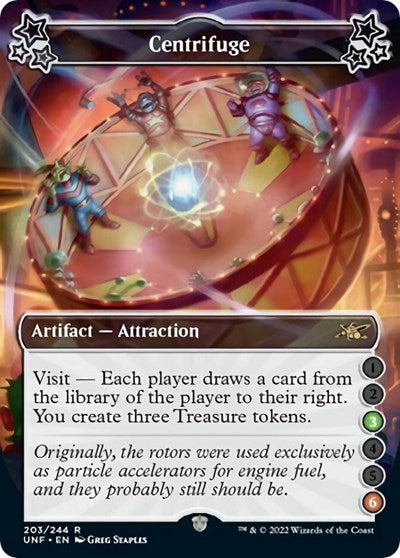 2022 Magic: The Gathering: Unfinity (UNF) - Centrifuge 3 6 (#203a, Rare) (, Near Mint)