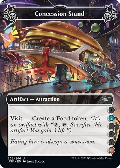 2022 Magic: The Gathering: Unfinity (UNF) - Concession Stand 2 6 (#205a, Uncommon) (, Near Mint)
