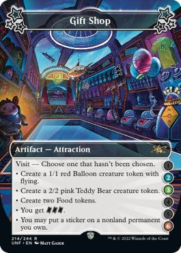 2022 Magic: The Gathering: Unfinity (UNF) - Gift Shop 2 3 6 (#214a, Rare) (, Near Mint)