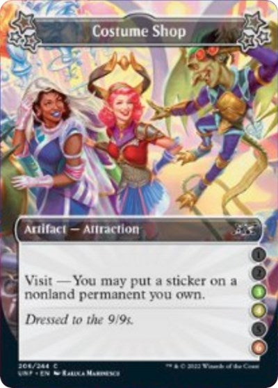 2022 Magic: The Gathering: Unfinity (UNF) - Costume Shop 3 4 6 (#206d, Common)