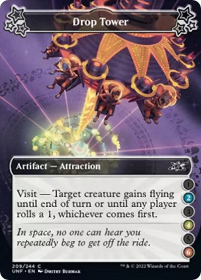 2022 Magic: The Gathering: Unfinity (UNF) - Drop Tower 2 4 6 (#209b, Common) (, Near Mint)
