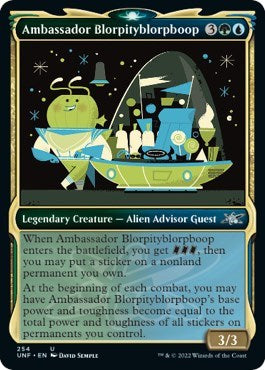 2022 Magic: The Gathering: Unfinity (UNF) - Ambassador Blorpityblorpboop Showcase (#254, Uncommon)