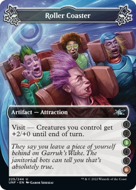 2022 Magic: The Gathering: Unfinity (UNF) - Roller Coaster 3 6 (#225b, Uncommon)
