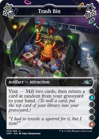2022 Magic: The Gathering: Unfinity (UNF) - Trash Bin 2 6 (#232a, Uncommon) (, Near Mint)