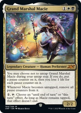 2022 Magic: The Gathering: Unfinity (UNF) - Grand Marshal Macie (#168, Mythic Rare)