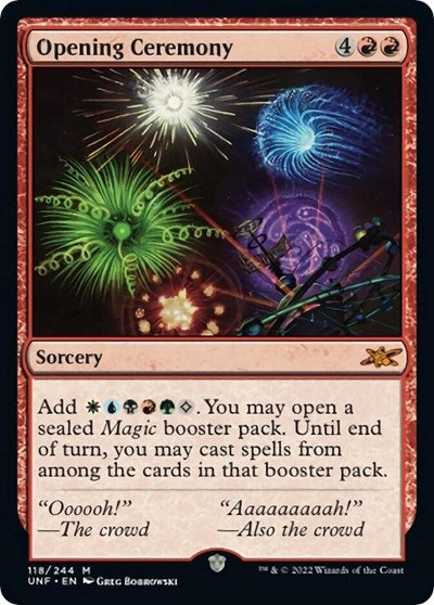 2022 Magic: The Gathering: Unfinity (UNF) - Opening Ceremony (#118, Mythic Rare) (, Near Mint)