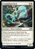 2022 Magic: The Gathering: Unfinity (UNF) - Complaints Clerk (#7, Uncommon) (Foil, Near Mint)