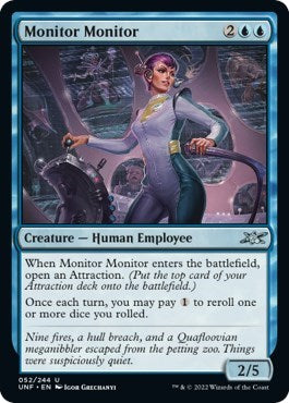 2022 Magic: The Gathering: Unfinity (UNF) - Monitor Monitor (#52, Uncommon)