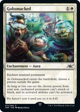 2022 Magic: The Gathering: Unfinity (UNF) - Gobsmacked (#11, Common) (Foil, Near Mint)