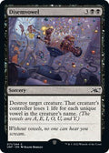 2022 Magic: The Gathering: Unfinity (UNF) - Disemvowel (#71, Common) (, Lightly Played)