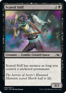 2022 Magic: The Gathering: Unfinity (UNF) - Scared Stiff (#90, Common) (Foil, Near Mint)