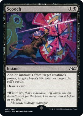 2022 Magic: The Gathering: Unfinity (UNF) - Scooch (#91, Common) (Foil, Near Mint)