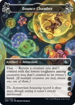 2022 Magic: The Gathering: Unfinity (UNF) - Bounce Chamber 2 6 (#201a, Uncommon) (, Near Mint)