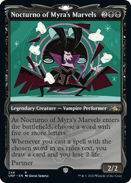 2022 Magic: The Gathering: Unfinity (UNF) - Nocturno of Myras Marvels Showcase (#248, Rare) (, Near Mint)