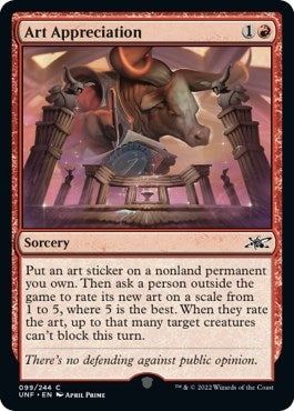 2022 Magic: The Gathering: Unfinity (UNF) - Art Appreciation (#99, Common) (Foil, Near Mint)