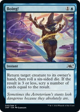 2022 Magic: The Gathering: Unfinity (UNF) - Boing (#40, Common) (Foil, Near Mint)