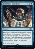 2022 Magic: The Gathering: Unfinity (UNF) - Decisions Decisions (#44, Common) (Foil, Near Mint)