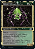 2022 Magic: The Gathering: Unfinity (UNF) - Spinnerette Arachnobat Showcase Galaxy Foil (#522, Uncommon) (Foil, Near Mint)
