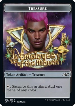 2022 Magic: The Gathering: Unfinity (UNF) - Treasure Token 012 (#12, T) (, Near Mint)