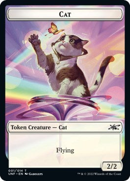 2022 Magic: The Gathering: Unfinity (UNF) - Cat Token (#1, T) (, Near Mint)