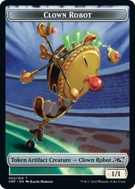 2022 Magic: The Gathering: Unfinity (UNF) - Clown Robot Token 002 (#2, T) (, Near Mint)