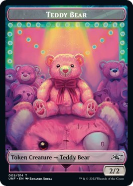 2022 Magic: The Gathering: Unfinity (UNF) - Teddy Bear Token (#9, T) (, Near Mint)