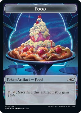 2022 Magic: The Gathering: Unfinity (UNF) - Food Token 010 (#10, T) (, Near Mint)