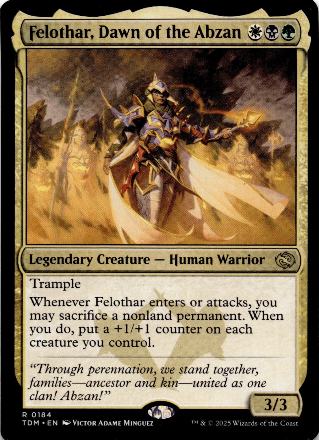 Felothar, Dawn of the Abzan