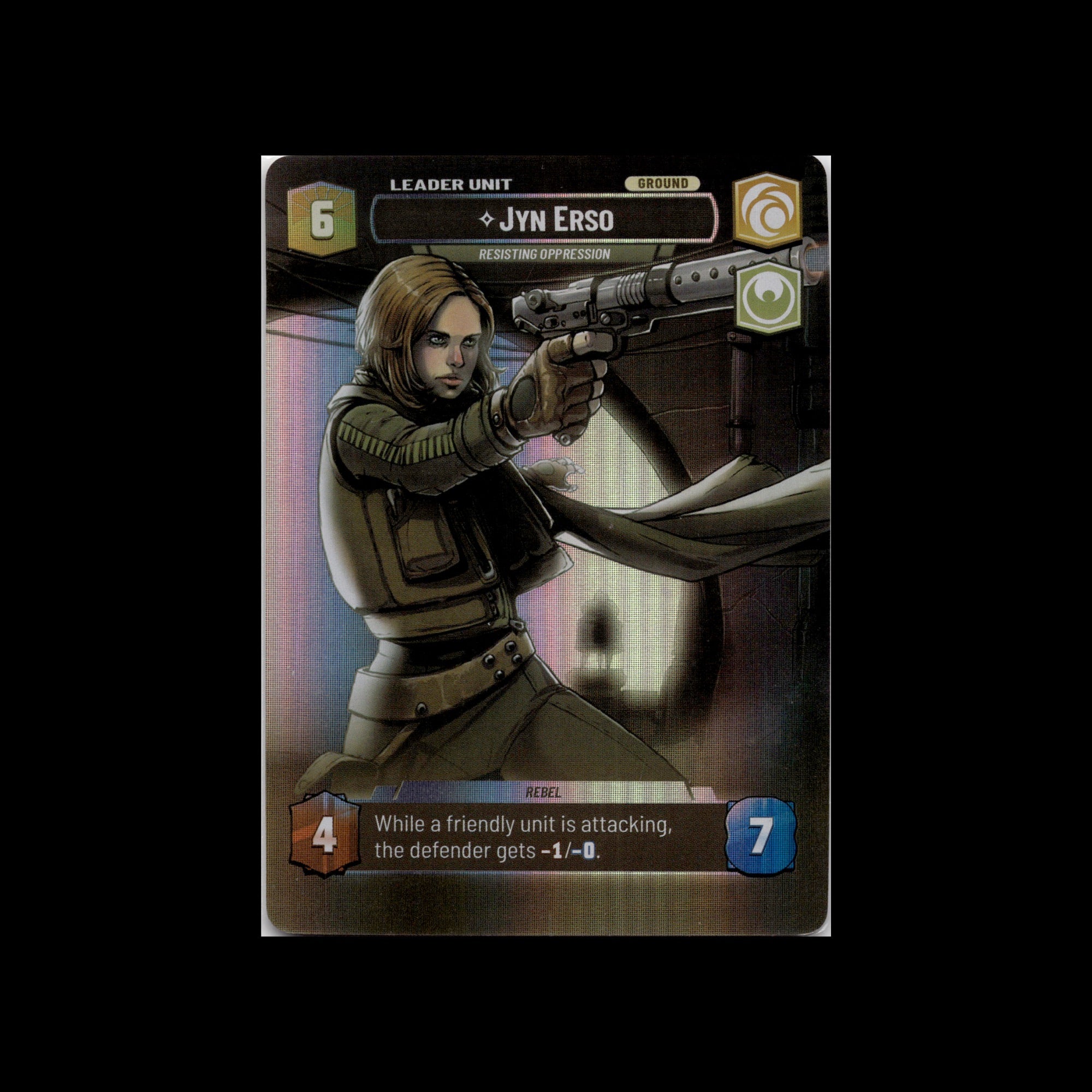Jyn Erso - Resisting Oppression (Showcase) (Back)