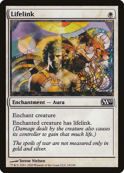 2009 Magic: The Gathering: Magic 2010 (M10) (M10) - Lifelink (#18, Common) (, Near Mint)